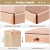 6 Pcs 3.5" x 3.5" Solid Copper Post Cap Fence