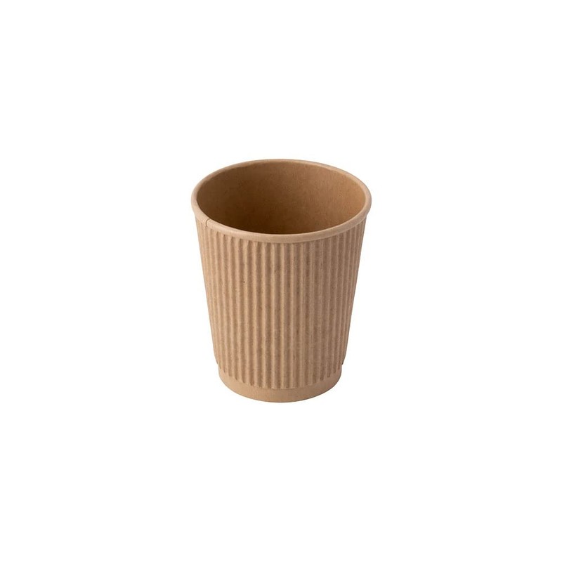 BIOZOYG Pack of 50 Coffee Cups Insulated Paper Cups 200