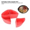 Slow Cooker Divider Liner 4 in 1 Silicone Reusable Leakproof