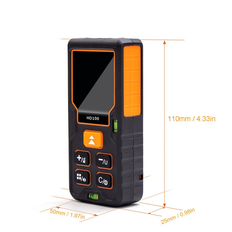 60m Laser Distance Meter Distance Measuring Device Laser Rangefinder for