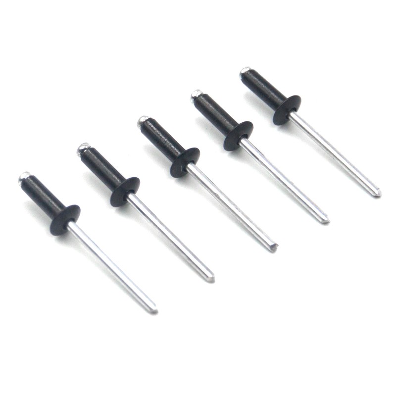 BESTYCHAO 100pcs Aluminium Blind Rivet, Open End Rivet Pop Rivet,