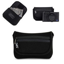 JJC Funda de Viaje para cámara compacta para Canon G7X G9X G5X SX740 SX730 SX620 Sony ZV-1 ZV1 ZV-1F ZV1F RX100 VII VI VA IV Olympus TG-6 TG-5 TG-4 Fuji XP140 XP130 XP90 XP80 Ricoh GR III II y más