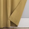 Archaeo Washed Cotton Twist Tab Curtain, 52" x 84", Mustard