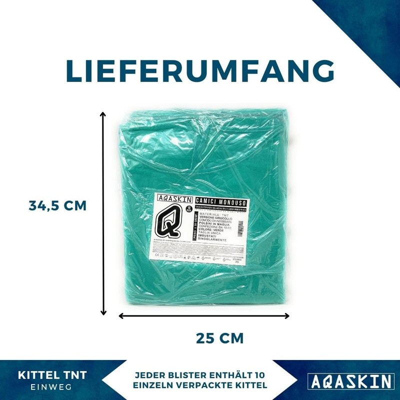 TNT Disposable Gown 30 g/m² Professional Disposable Gown with Cuffs