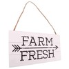 GSM Brands Farm Fresh Wood Plank Hanging Sign (13.75 x