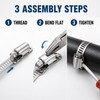 304 Stainless Steel DIY Hose Clamp Kit with Worm Gear
