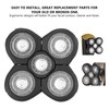 Electric Beard Shaver 5 Blade Rotating Head Waterproof Accessory Replacement