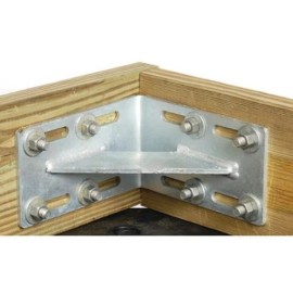 Danforth Inside Dock Corner - Galvanized