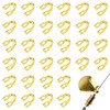 Fishing Clevis Easy Spin U-Shaped Brass Links, 120/250pcs Quick Change