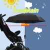 AzulLanse Universal Parasol Sun Protection, black