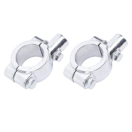 1 par de Abrazaderas de Montaje de Espejo de Motocicleta, Adaptador de Soporte de Abrazadera de Soporte de Espejo de Manillar de Motocicleta de 25 Mm Universal para Motos ATV