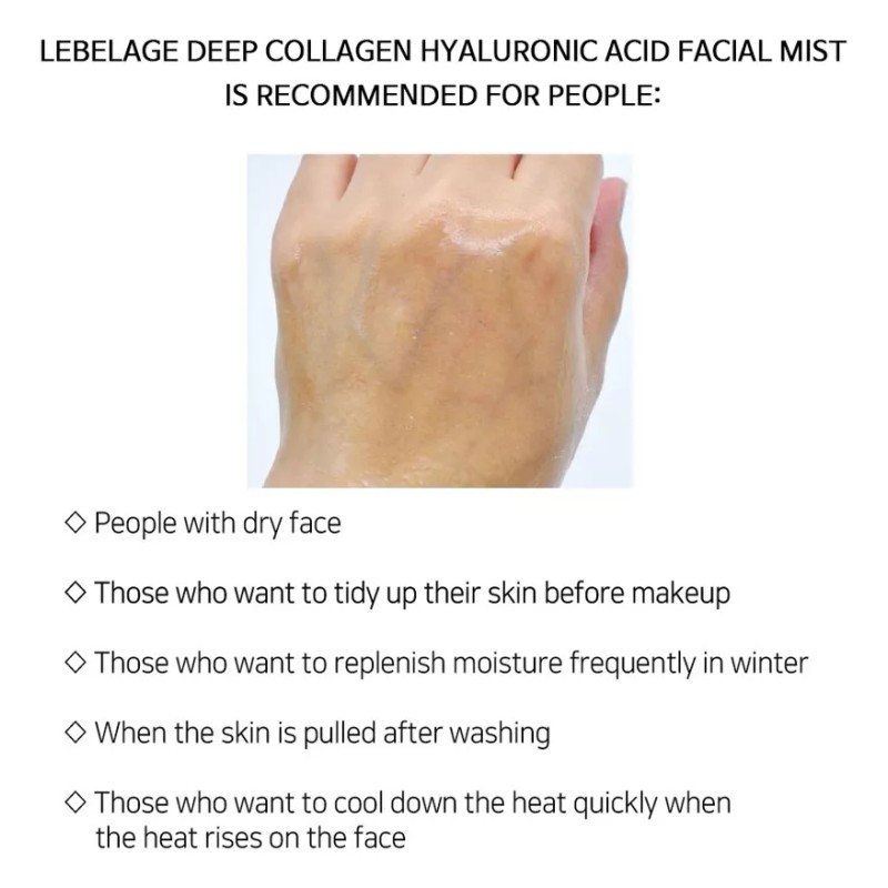 Bidameun Mist Neblina Facial Coreano De Hialuronico Y Colageno (1pz)
