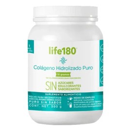 Colágeno Hidrolizado Puro De 300g 30 Porciones Sin Azúcar Sin Sabor                                                                                   