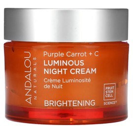 Andalou Naturals Night Cream, Prpl Crrt+C - 1.7 oz