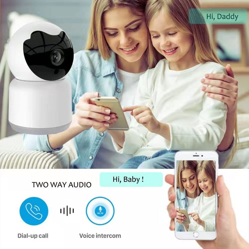 Bawofu Home Security Camera, Tuya 3MP Indoor Pan-Tilt Smart Camera
