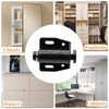 Kyuionty 2 Pack Cabinet Magnetic Touch Latch, Push to Open