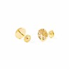 Women's & Children's Tree of Life Stud Earrings - Yellow