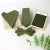 Spring Notion Mens' Linen Blend Suspenders and Bow Tie Set