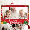 Dusenly 31pcs Christmas Photo Booth Props with Large Photo Booth