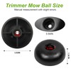 311011 Trimmer Mow Ball Head for Walk Behind String Mower,