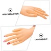 BIUDECO Nail Art Practice Hand Manicure Supply Realistic Hand Shape