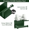 Tindbea Toilet Paper Holder with Shelf Adhesive or Screw Wall