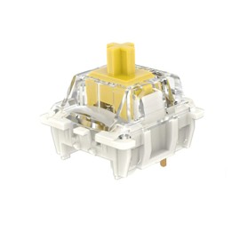 Gateron G Yellow Pro 3.0 Switches Pre-lubed 3pin RGB SMD Linear for Gaming Mechanical Keyboard (72Pcs, Pro Yellow 3.0)
