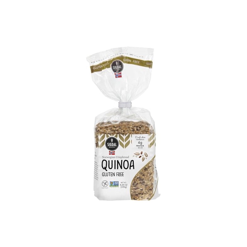 Sigdal Bakeri Gluten Free Quinoa | Norwegian Wholegrain Crispbread |