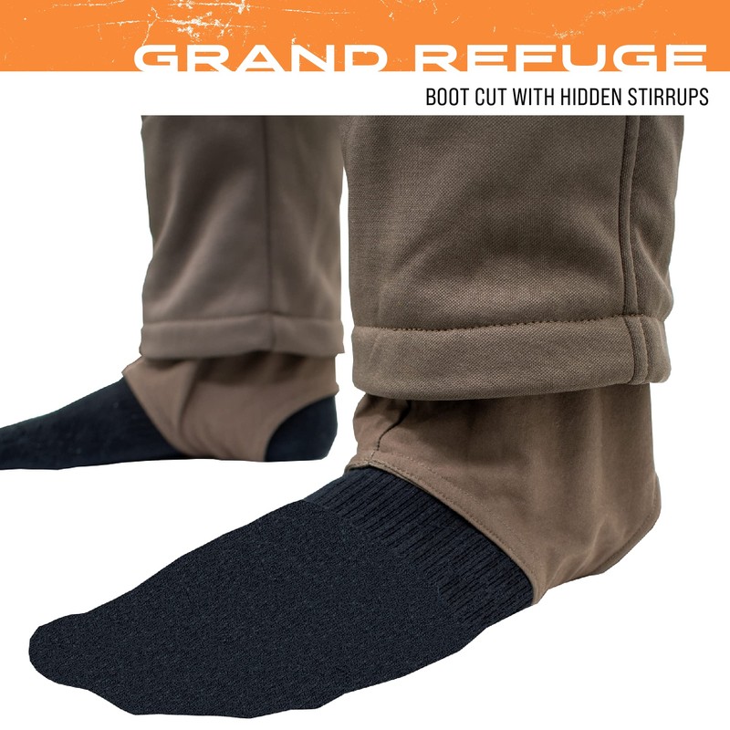 FROGG TOGGS Men's Refuge Wader Pant, Brown, Medium