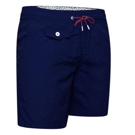 JUST LOOK Men's Swim Shorts, Quick-Dry, Mesh Lined with Pockets, Elasticated Waist with Drawstring, Multiple Colours (UK, Alpha, XXL, Regular, Regular, Navy)