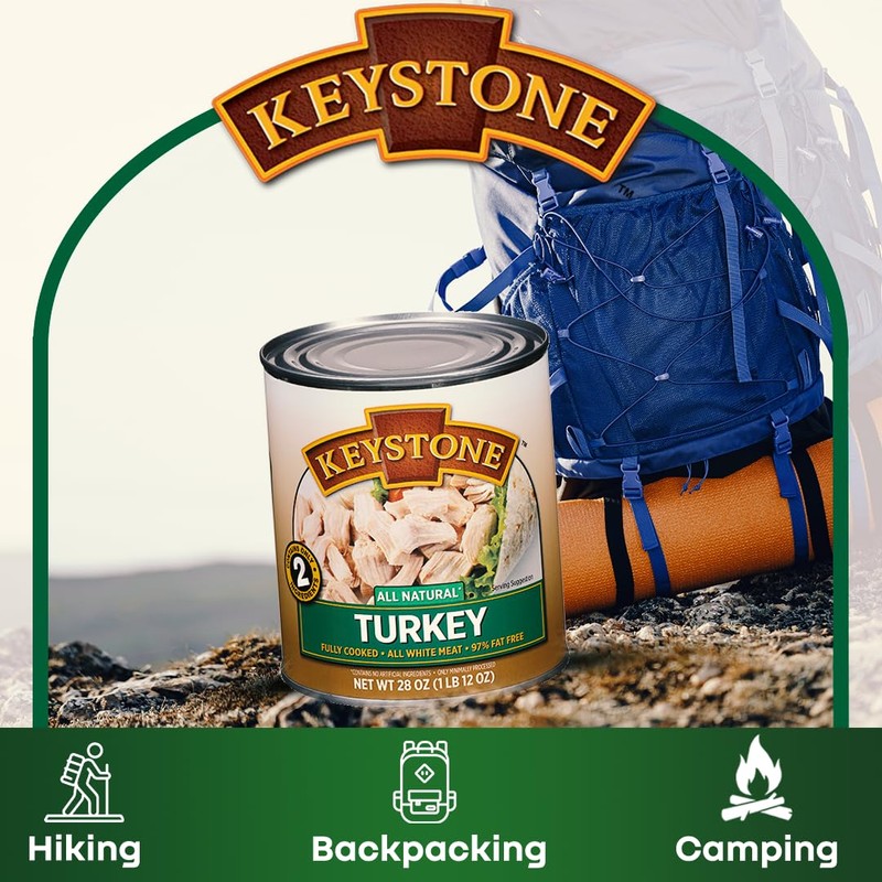 Keystone Meats All Natural Heat and Serve Canned Turkey –