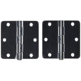 Deltana S35R426D Residential Thickness Steel 3 1/2-Inch x 3 1/2-Inch x 1/4-Inch Radius Hinge