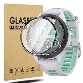 Suoman 2-Pack for Garmin Forerunner 265S Screen Protector, [Anti-Scratch] Ultra-thin Screen Protector 2.5D 9H for Garmin Forerunner 265S Smartwatch