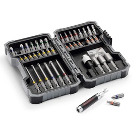 Bosch Professional 43 Piece Extra Hard Screwdriver Bit and Nutsetter Set (1/4" Hex Shank in Case, Drill Accessories)