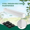 GZGNEEVL Window Sill Planter Box Trough Rectangle Planter Long Window