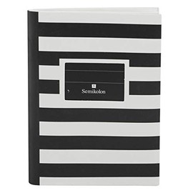 Semikolon A6 Lined Exercise Book, Black