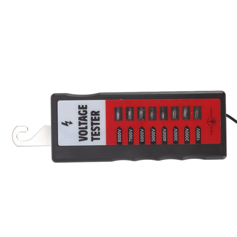 Electric Fence Tester LCD Screen Voltage Meter 10KV Portable Tool