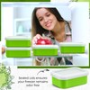 Nuogo 8 Pcs 1 Cup Silicone Freezer Trays with Lid