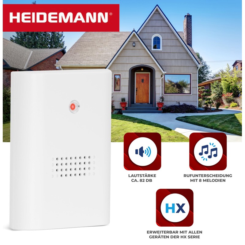 Heidemann 82dB Wireless Door Chime