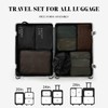 EACHY 6 Set Compression Packing Cubes for Travel & Carry-On,