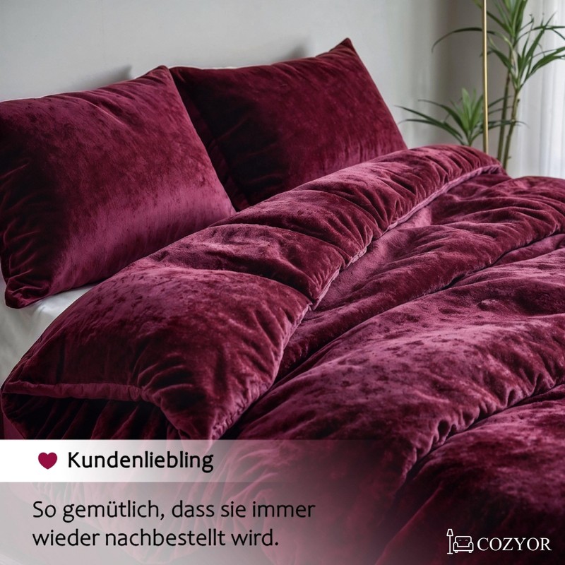 Cozyor Cuddly Bed Linen, Extra Thick and Soft Plush, Robust