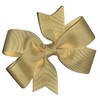 Solid Banana Yellow Pinwheel Hair Bow 3" MADE IN USA