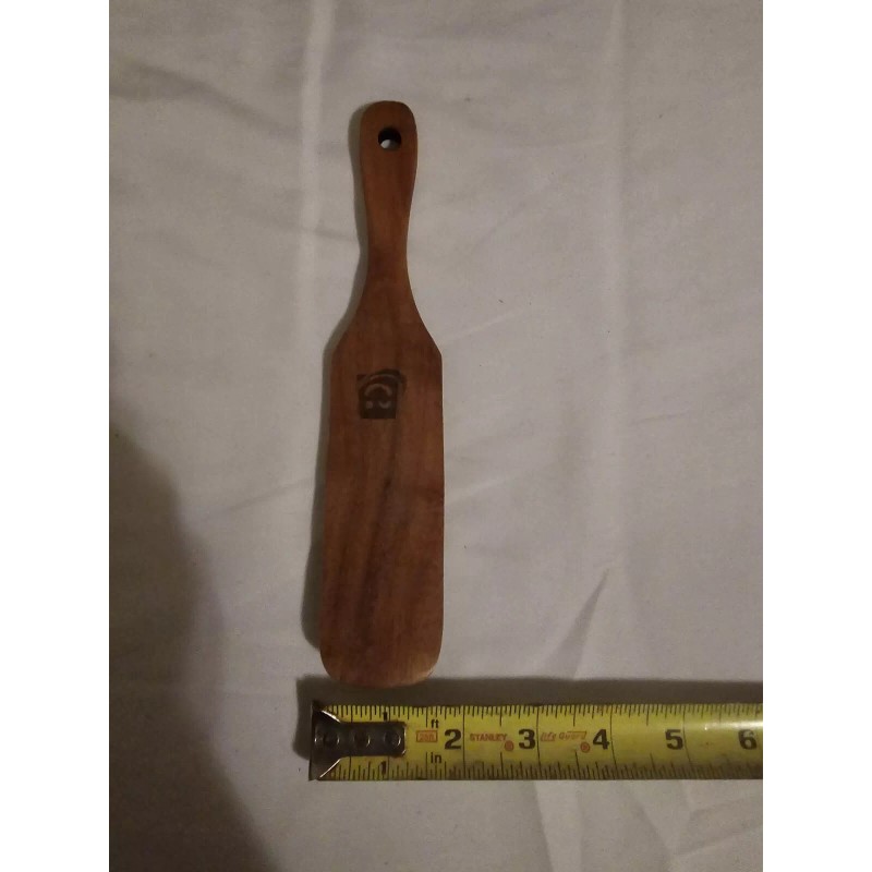ADE 5PCS Wooden Spurtles Set, Non-Stick Natural teak Wood Spatulas
