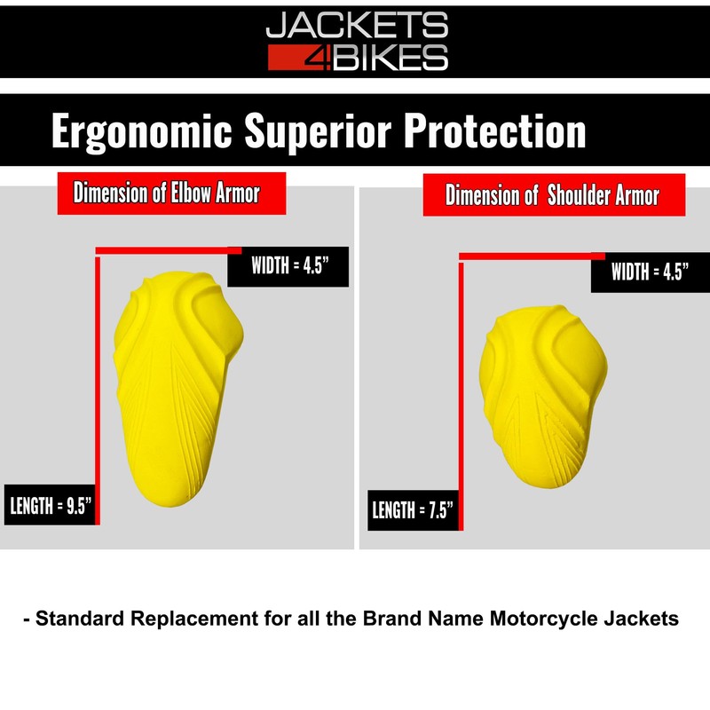Jackets 4 Bikes CE Level 2 Back, Elbow and Shoulder