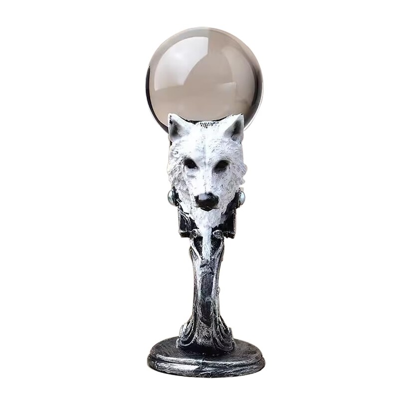 Fengtaike - Soporte decorativo para bola de cabeza de lobo