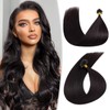 TESS Black Real Hair Bondings Extensions, 45 cm, Bonding Extensions,