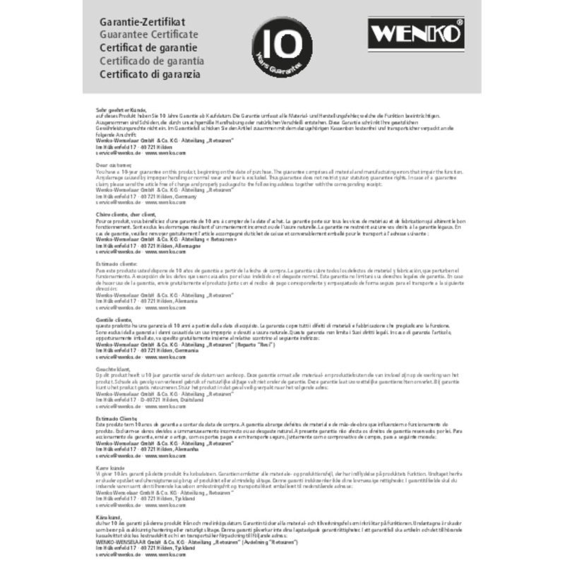 WENKO Turbo-Loc® Bivio Black Matt Towel Rail Aluminium Wall Holder