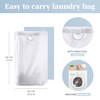 LONBET Laundry Basket with Lid, Made from Breathable Fabric |