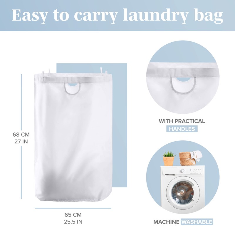 LONBET Laundry Basket with Lid, Made from Breathable Fabric |