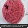 Hiqalty 6PCS Non Woven Abrasive Buffing Polishing Wheel Drill Attachment